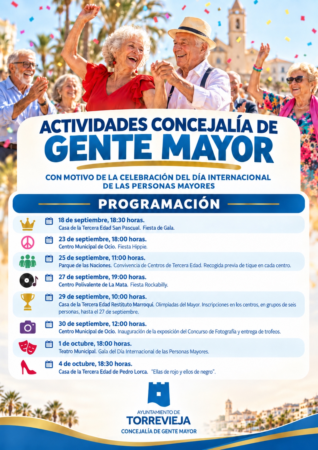 CARTEL CONCEJALÍA GENTE MAYOR – PROGRAMACIÓN