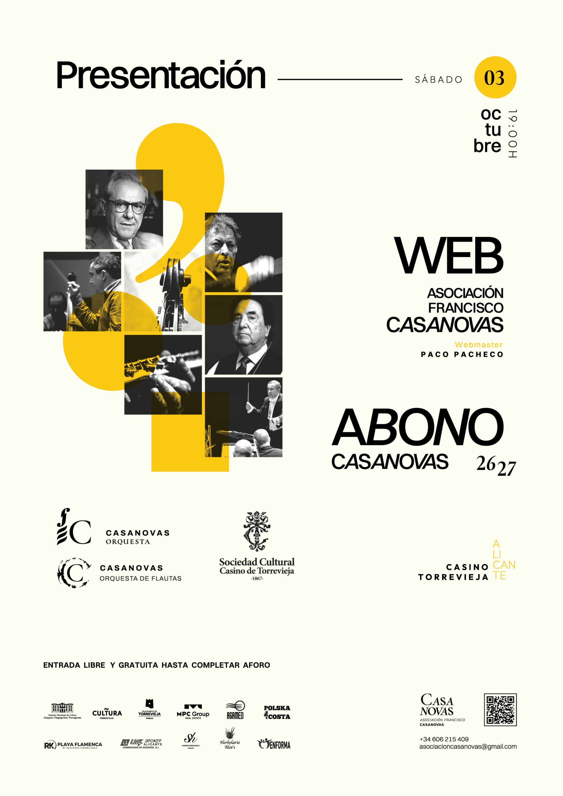 Presentación Abono Casanovas y Web