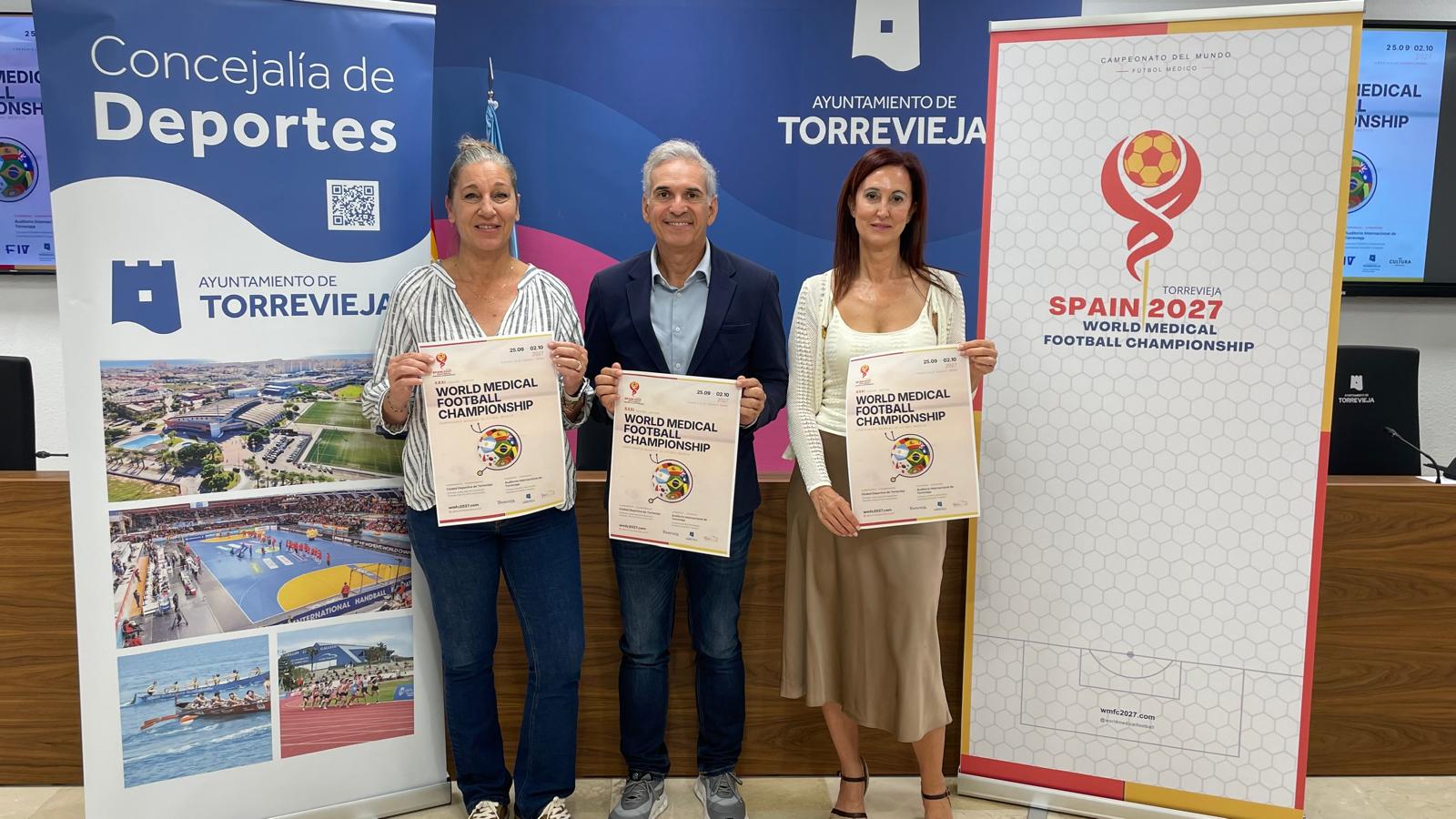 TORREVIEJA SERÁ LA SEDE DEL MUNDIAL DE FÚTBOL MÉDICO EN SU PRIMERA EDICIÓN EN ESPAÑA